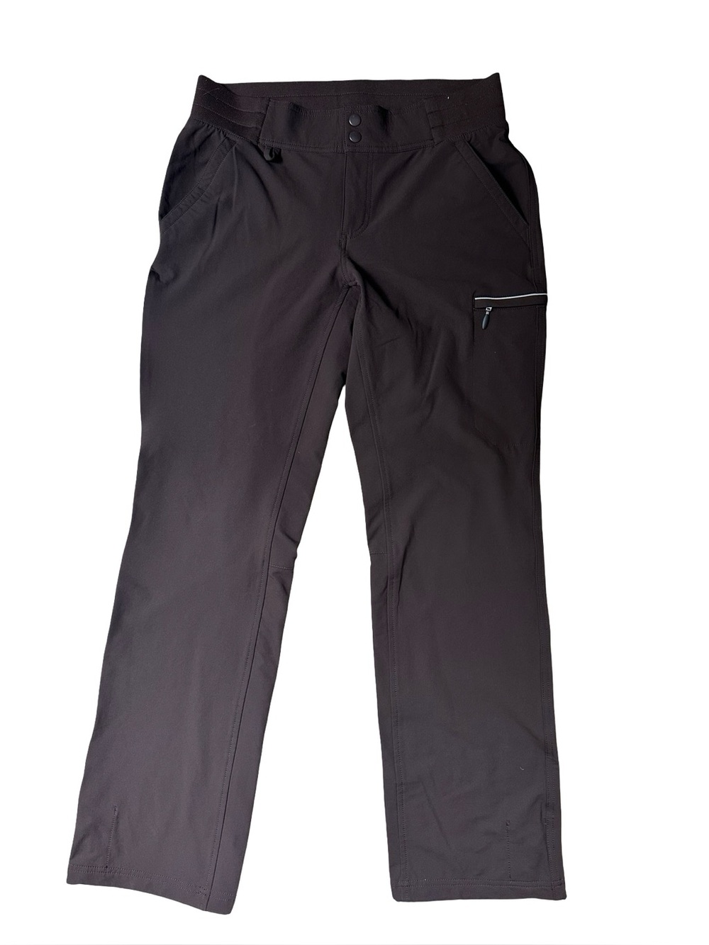 Duluth Trading Water Repellent Cargo Pants Chocolate Brown Womens 8x33